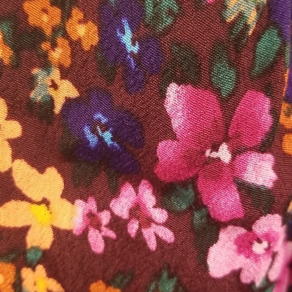 💕ASTR💕 Edwina Floral Corset Long Sleeve Top ~ Purple Floral Print XS NWT - Picture 11 of 14